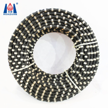 11.5*40*6mm diamond wire cutting rope saw for marble granite quarrying